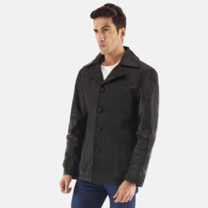 Black Leather Coat