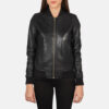 Black Leather women's Jacket